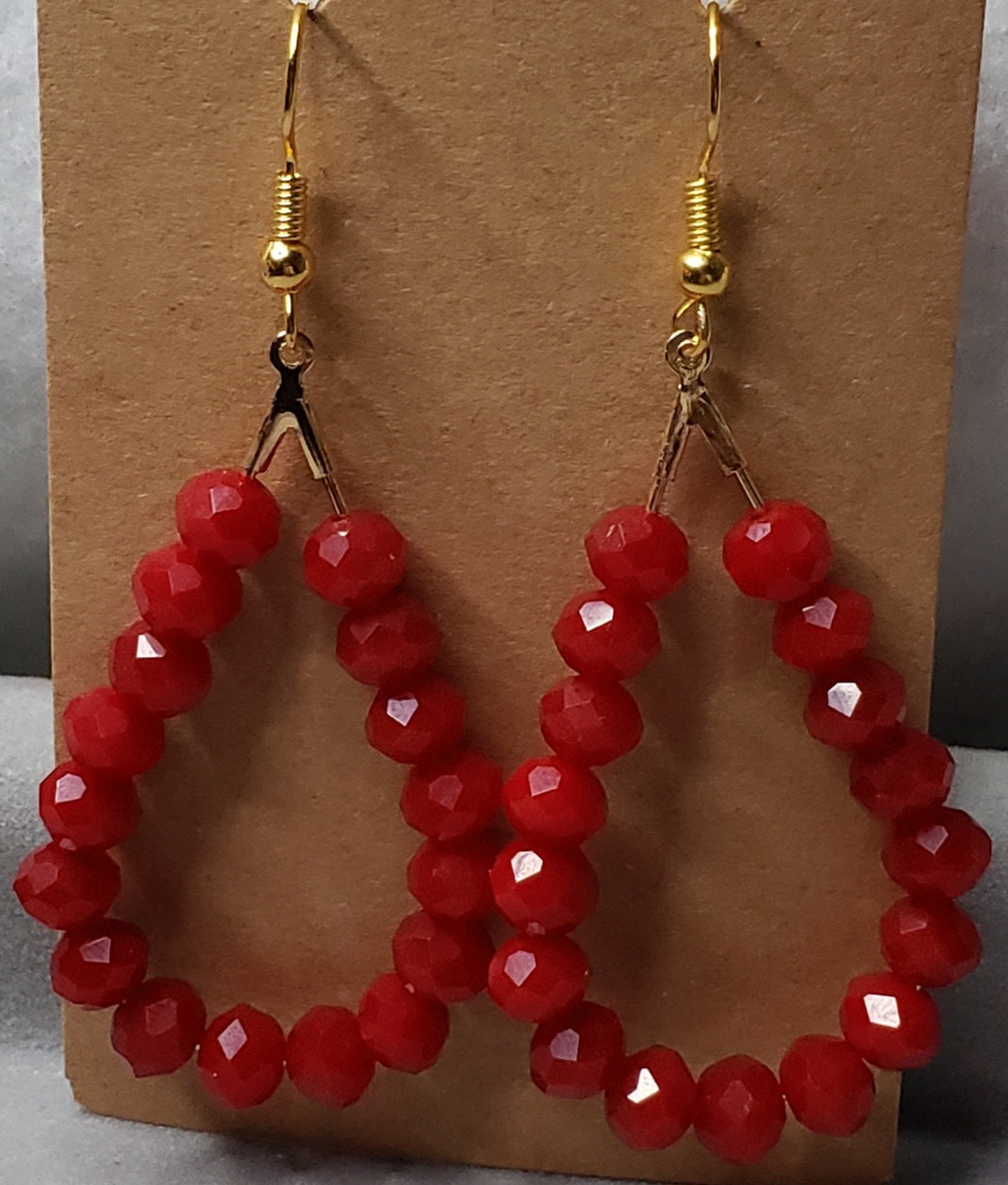 beaded Christmas Earrings