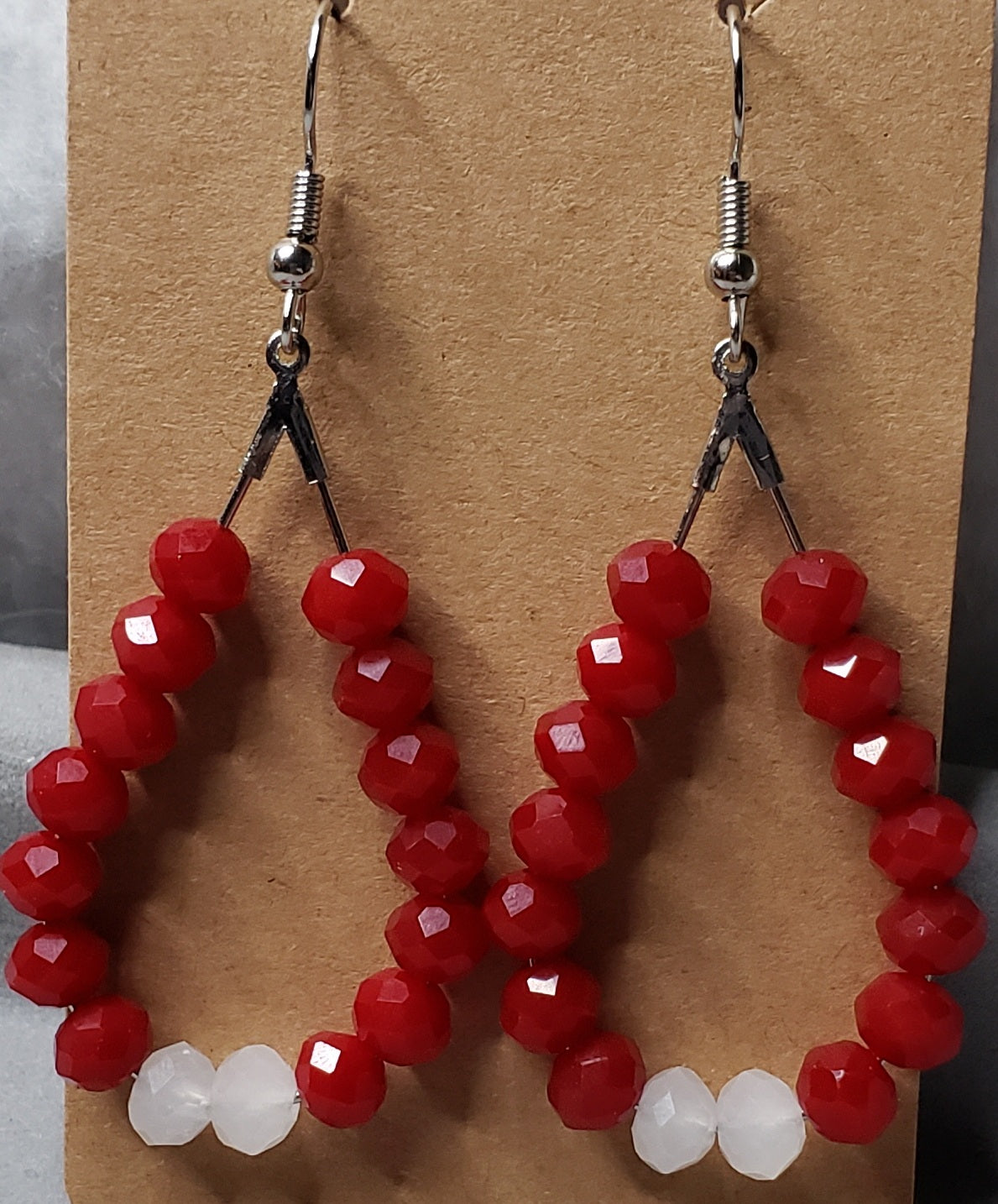 beaded Christmas Earrings