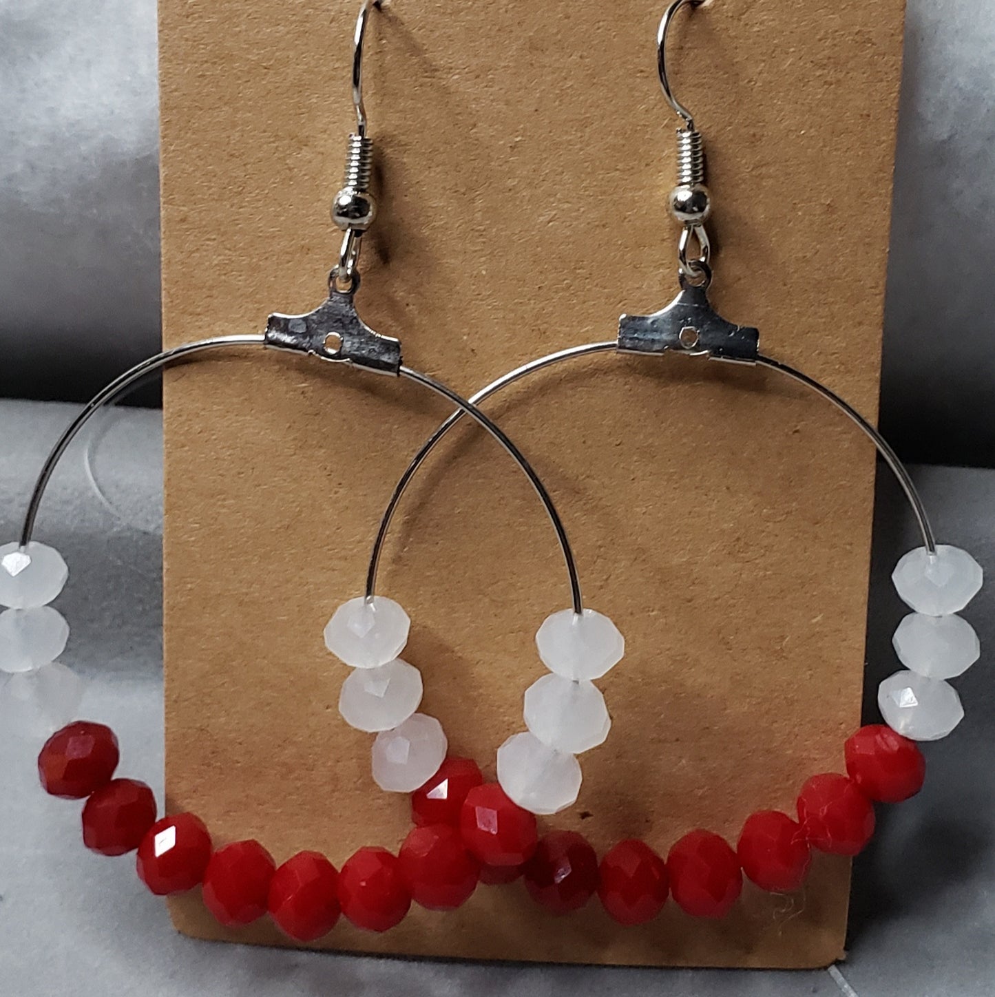 beaded Christmas Earrings