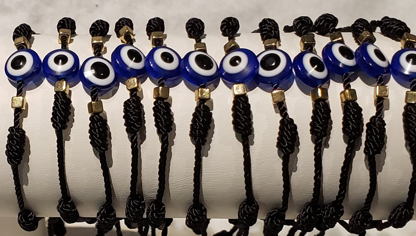 Evil Eye Seven Knot Bracelets