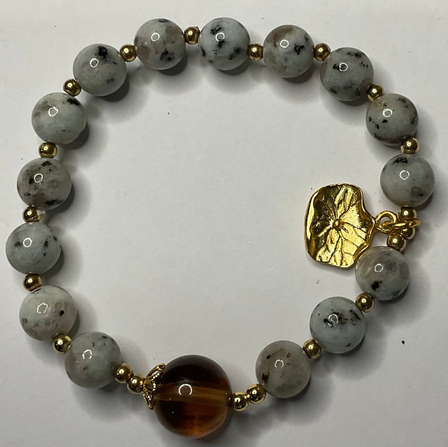 Crystal latte bracelet