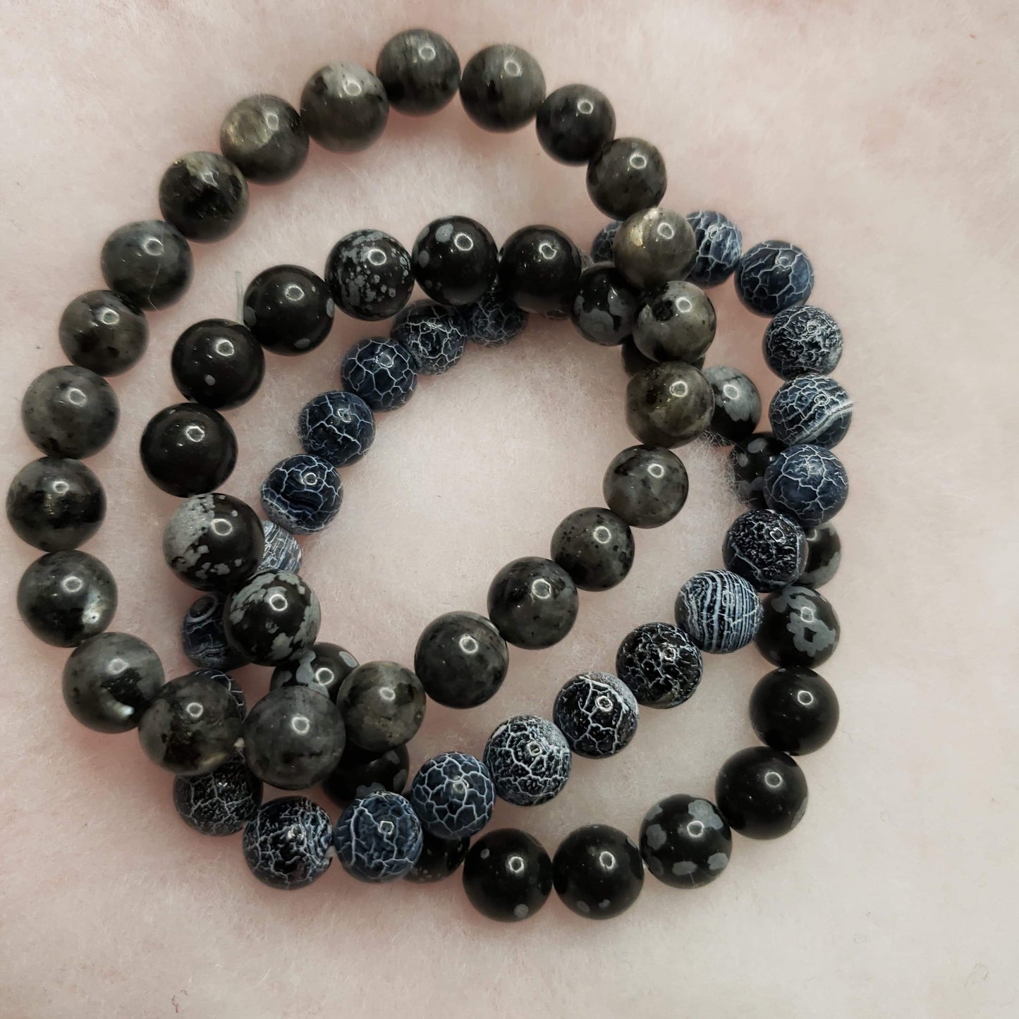 Black Obsidian bracelets