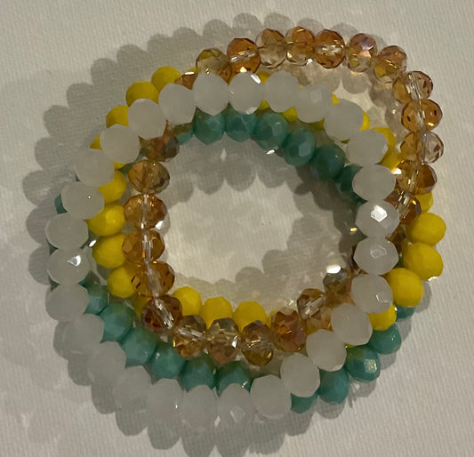 Gloss bracelets set of 3 and 4