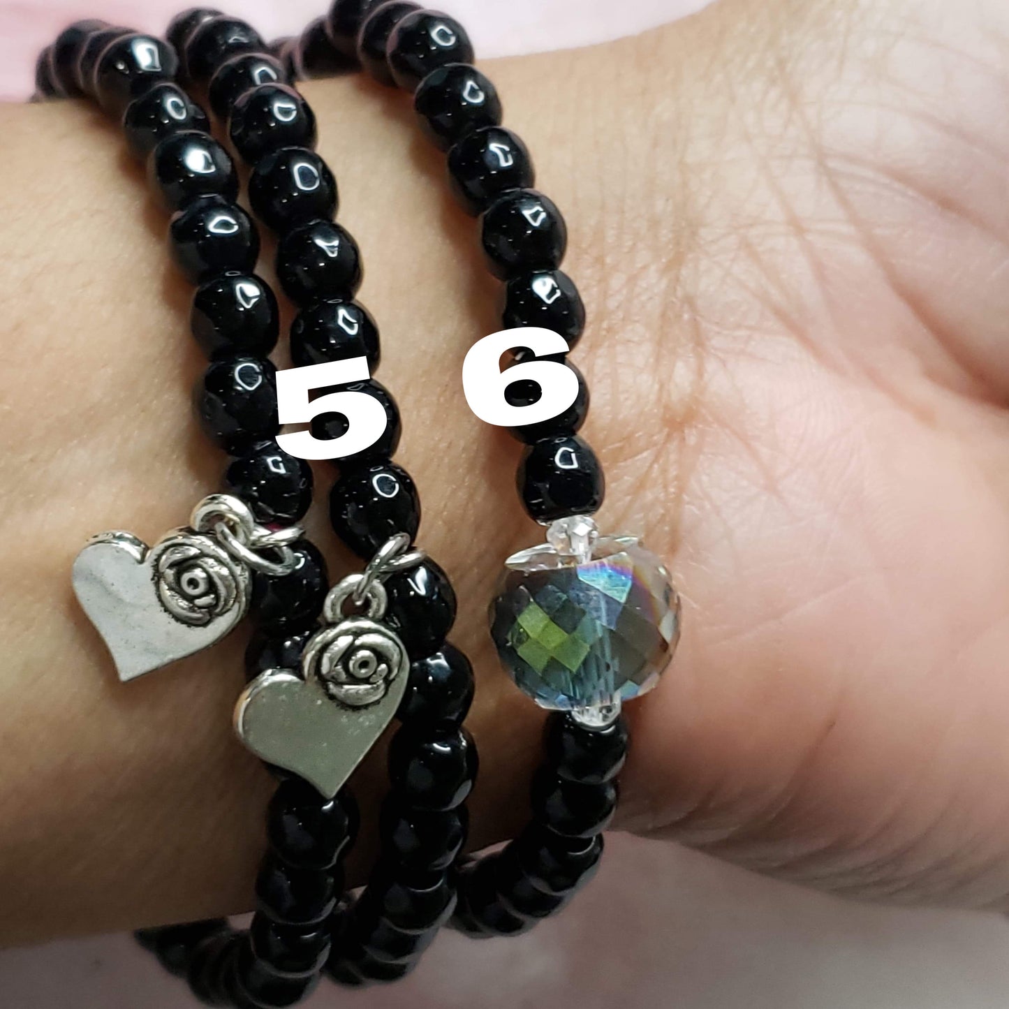 Black Obsidian bracelets