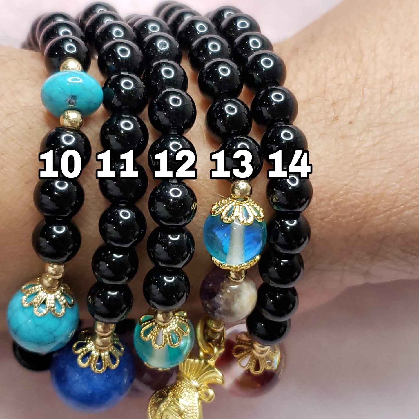 Black Obsidian bracelets