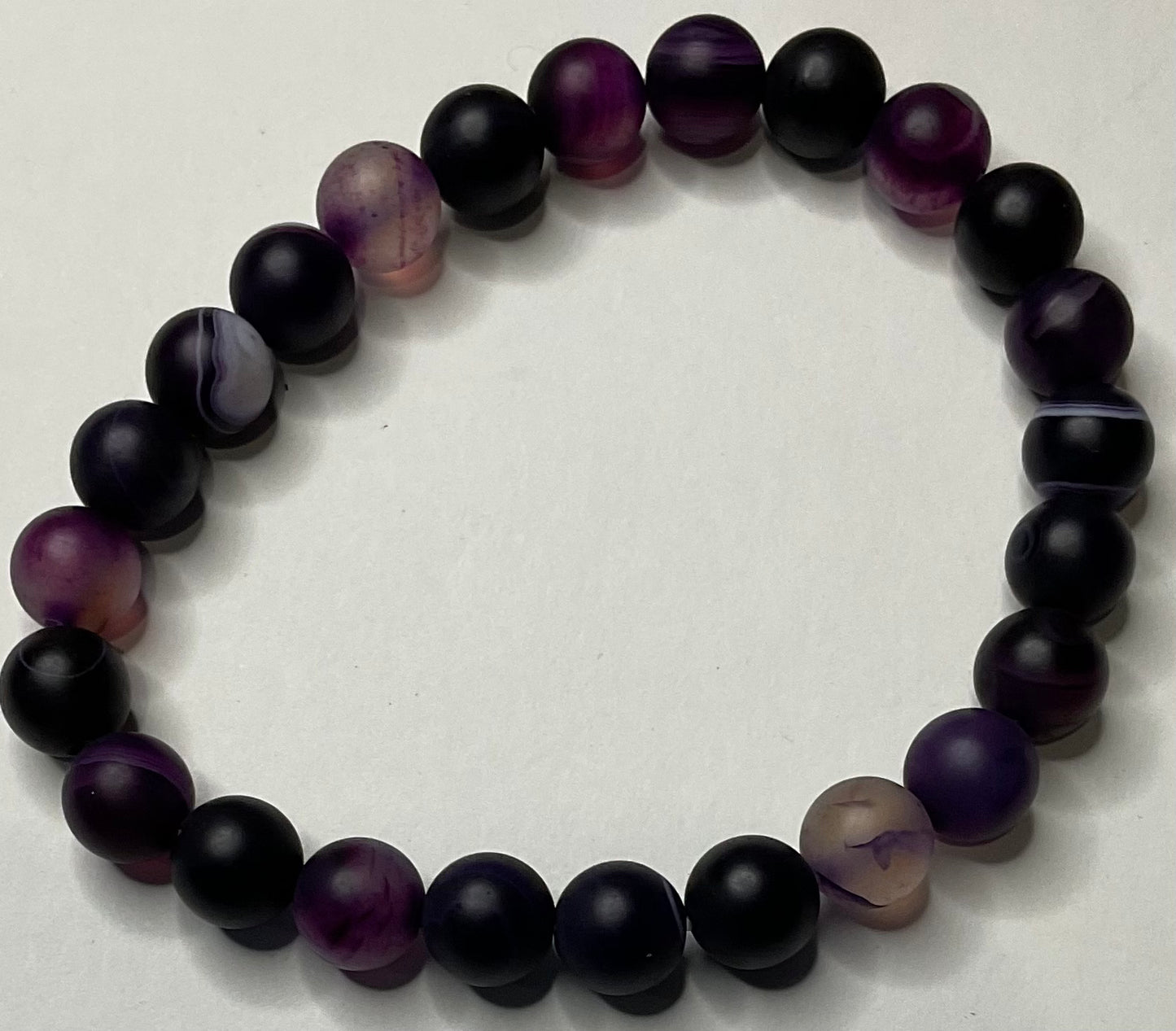 Purple bracelets