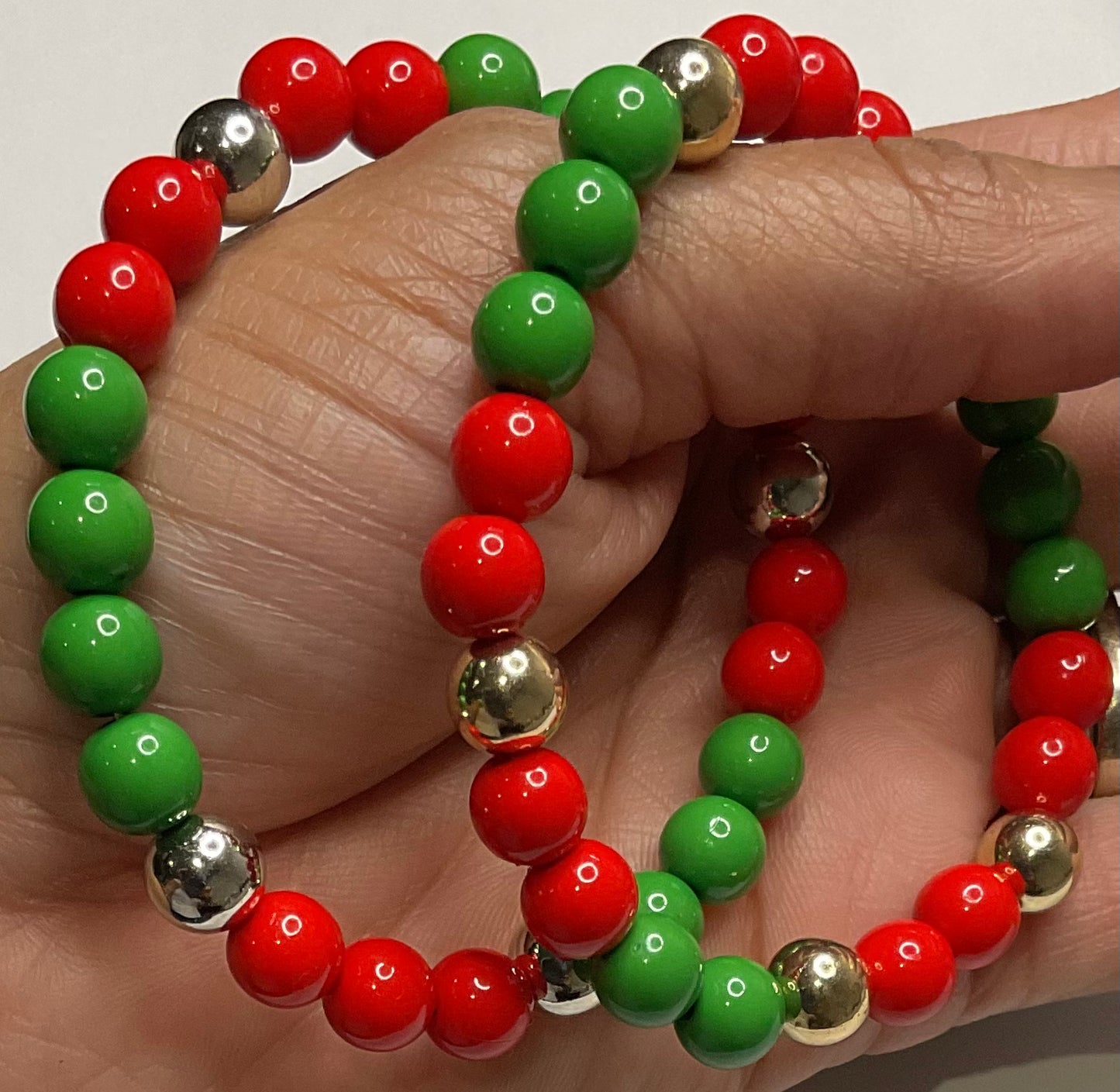 Christmas bracelets